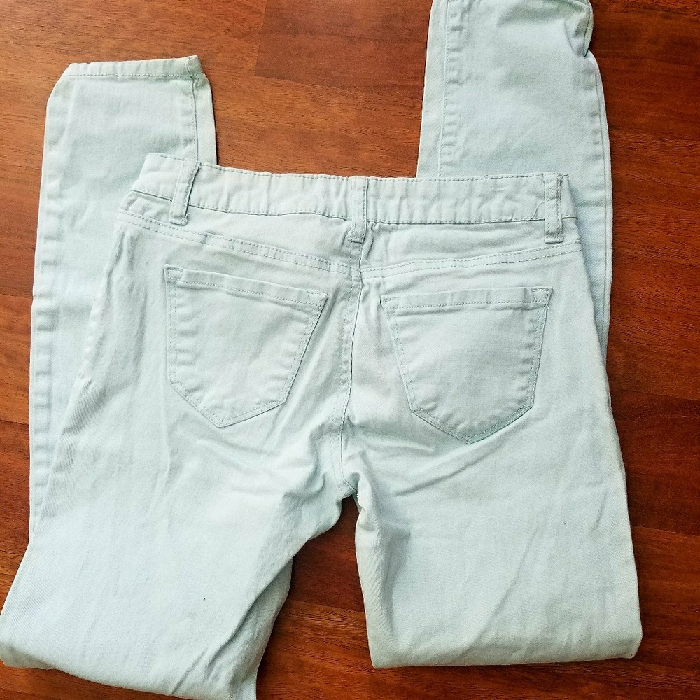 REFUGE Baby blue Color Skinny Jeans Pants‎ Size 2 - Picture 2 of 3